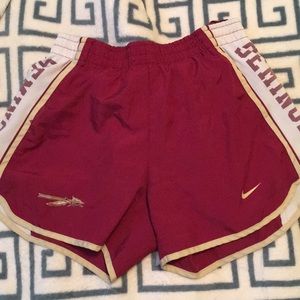 Nike FSU track shorts